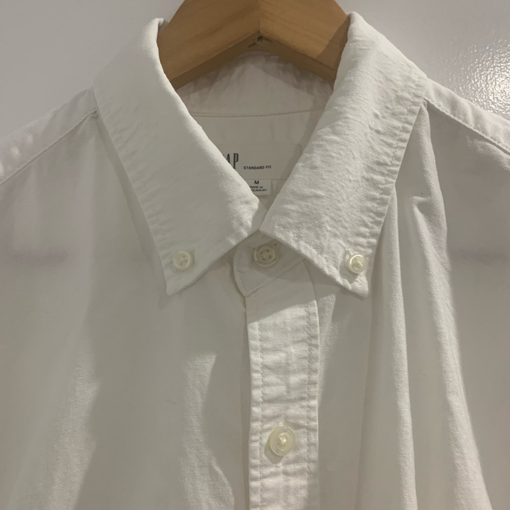 Gap White Men Shirt Size M - Picture 2 of 8